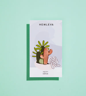 HEMLEVA - Cactus Pin (Rose Gold)